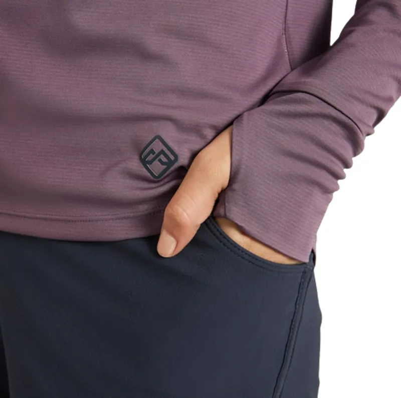 Kathmandu SUN-Stopper Women's Hooded L/S Top in Storm Cloud-3